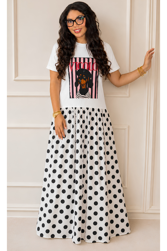 VESTIDO LARGO BLUSE