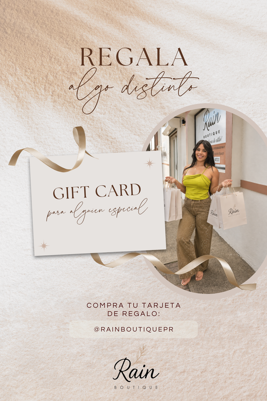 GIFT CARD RAIN BOUTIQUE