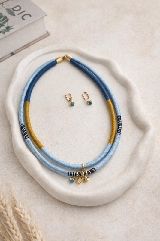 SET COLLAR PERLA