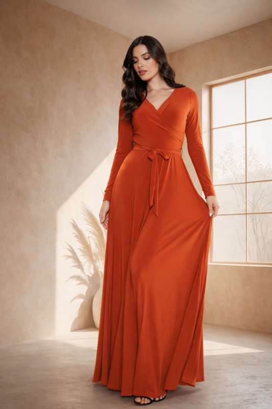VESTIDO LARGO TERRA (SIZE L)